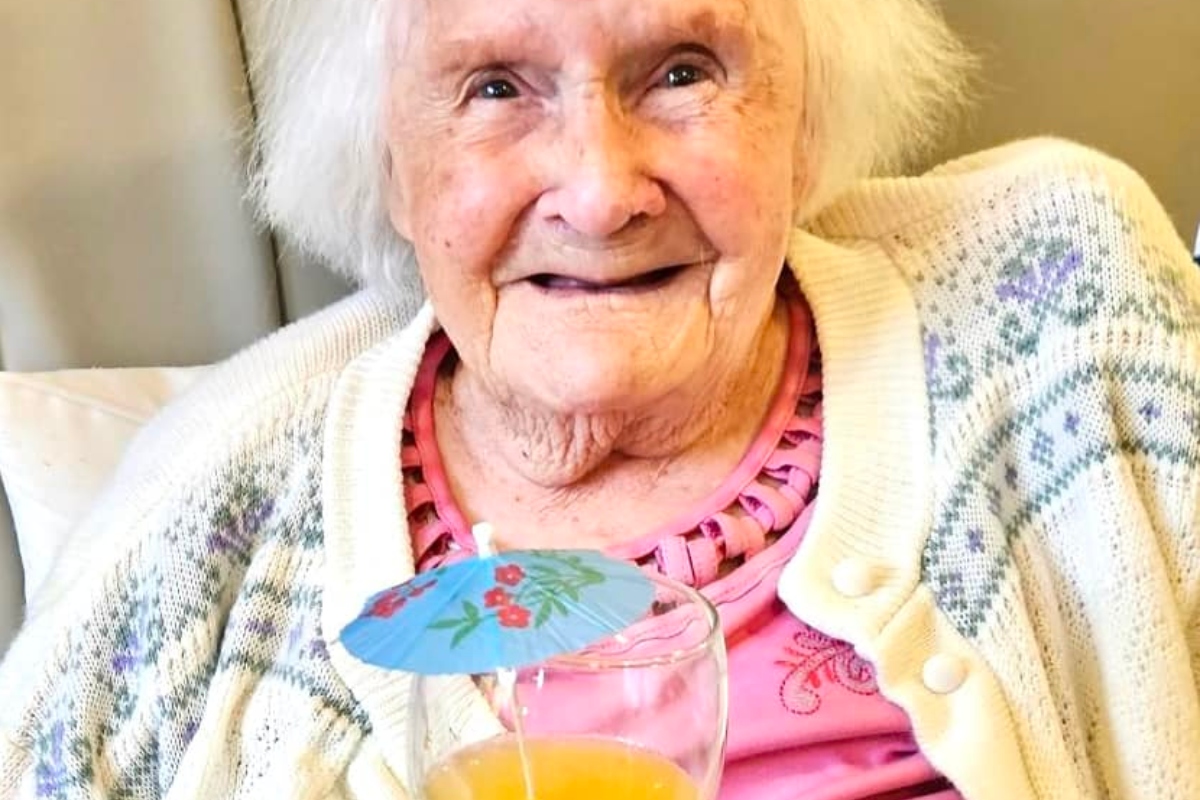 A 108 éves Ada Daniel elárulta, mi a hosszú élet titka./Kép: Ashmere Derbyshire