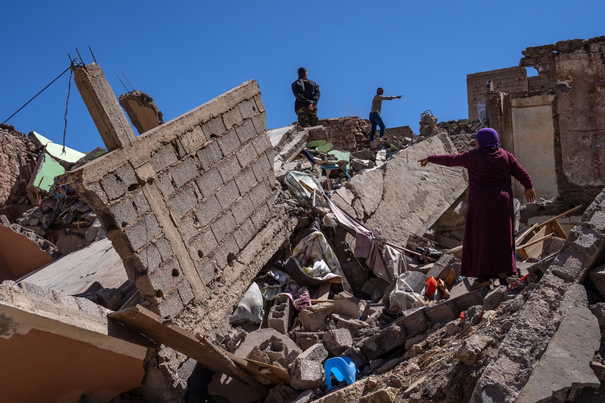 A marokkói földrengés már több mint 2800 áldozatot követelt.